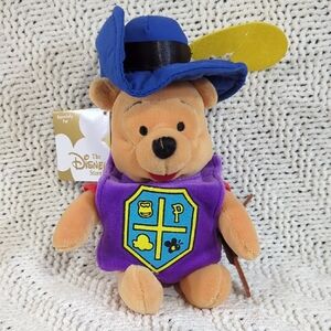 NWT Musketeer Pooh Bear Plush Toy